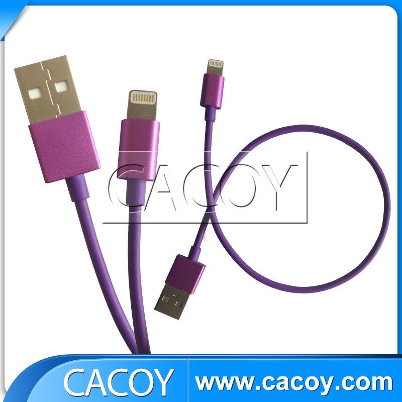 30cm PVC aluminum casing MFi  cable